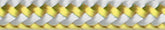 Drisse Robline DINGHY CONTROL 4 mm blanc/jaune
